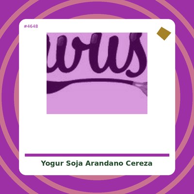 Yogur Soja Arándano y Cereza Sin Azúcar - Sojade - tienda vegana online