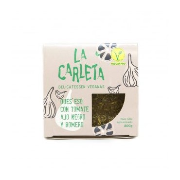 Queso con Tomate, Ajo Negro y Romero - La Carleta - tienda vegana online