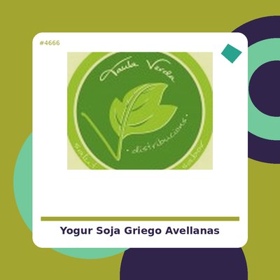 Yogur de Soja Griego Avellanas - Sojade - tienda vegana online