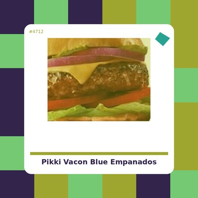 Pikki Vacon Blue Empanados - La Cuchara Verde - tienda vegana online