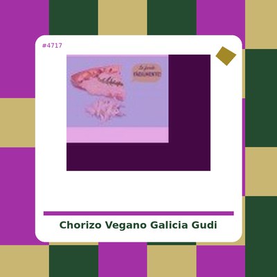 Chorizo Vegano Galicia - Gudi
