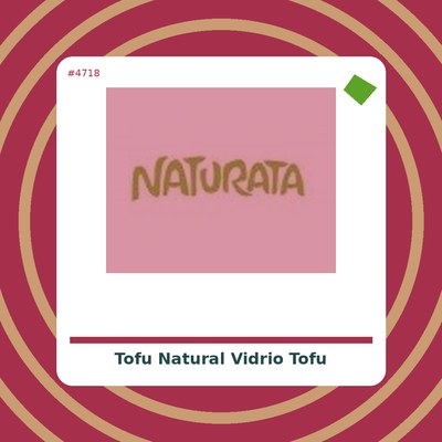 Tofu Natural en Vidrio -...
