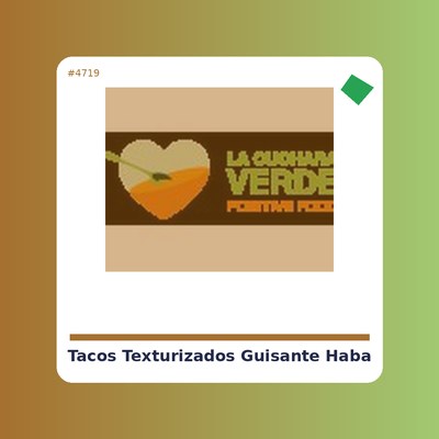 Tacos texturizados de...