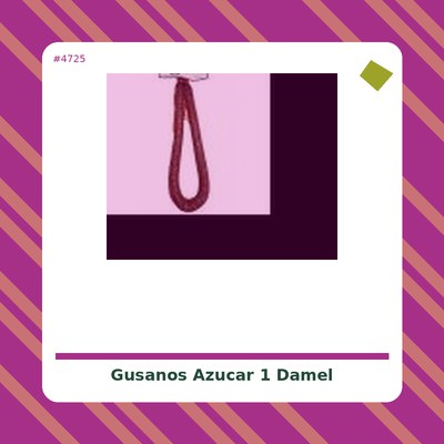 Golosina Vegana Gusanos Azúcar 1 kg. - Damel - tienda vegana online