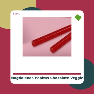 Magdalenas con Pepitas de Chocolate - Veggie Maai - tienda vegana online