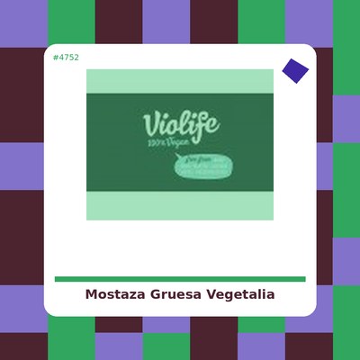 Mostaza Gruesa - Vegetalia - tienda vegana online