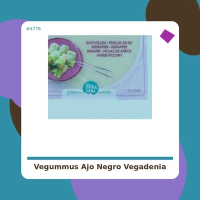 Vegummus Garrofó con Ajo...