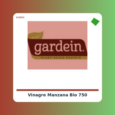 Vinagre de manzana Bio 750...