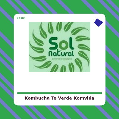 Kombucha Té Verde - KomVida