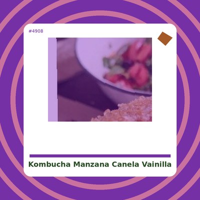 Kombucha Manzana, Canela y...