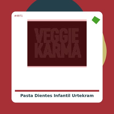 Pasta dental infantil vegana Urtekram - Tienda vegana online