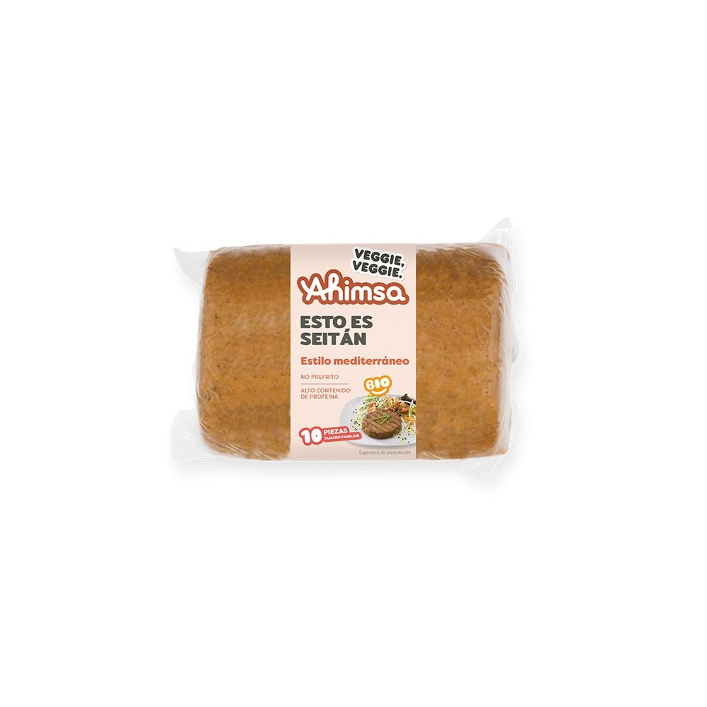 Seitan en bloque 750 g. - Ahimsa - Tienda vegana online