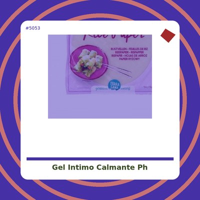 Gel Íntimo Calmante pH 4.0...