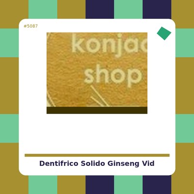 Dentífrico Sólido Ginseng...
