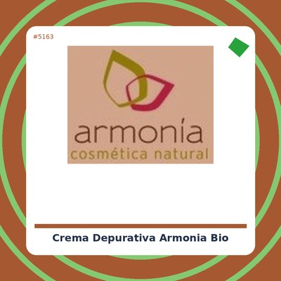 Crema Depurativa - Armonía Bio