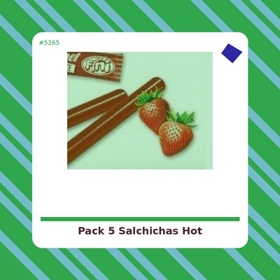 Pack 5 Salchichas Hot Dog...