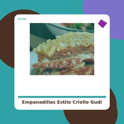 Empanadillas estilo criollo...