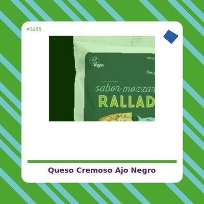 Queso Cremoso con Ajo Negro...