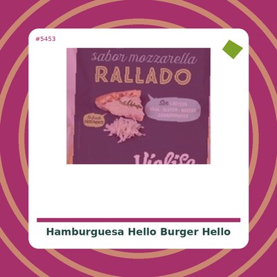 Hamburguesas Hello Burger -...