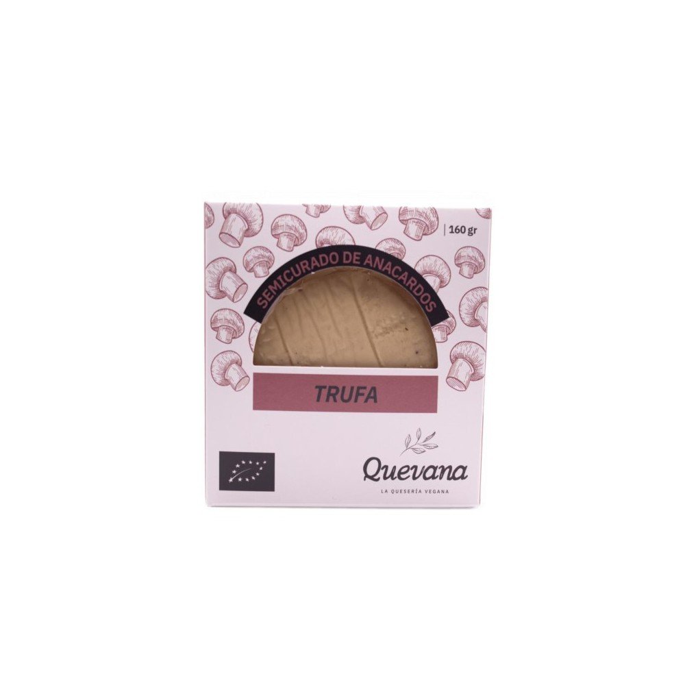 Queso Semicurado a la Trufa - Quevana - tienda vegana online