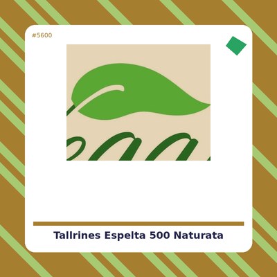 Tallarines Espelta 500 g. - Naturata - tienda vegana online