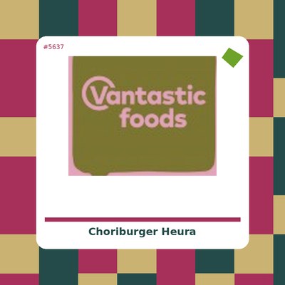 Choriburger 220 g. - Heura - tienda vegana online
