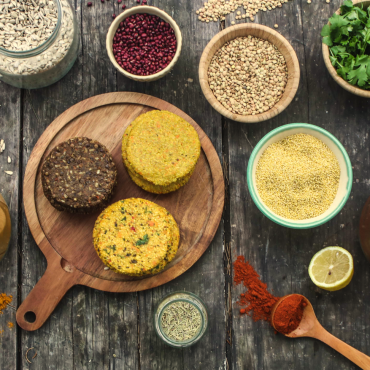 Hamburguesas de Quinoa - Vegammy  tienda vegana online