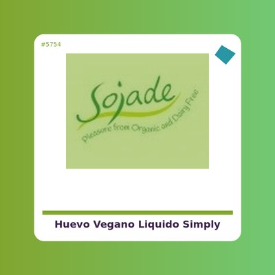 Huevo vegano líquido -...