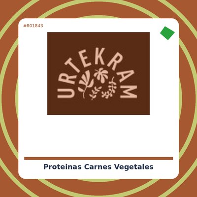 Proteínas y carnes vegetales