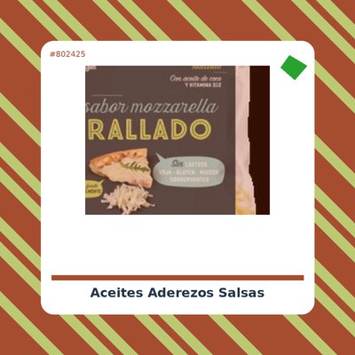 Aceites, aderezos y salsas