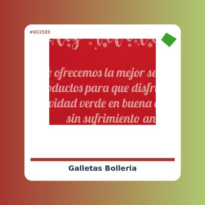 Galletas y bollería