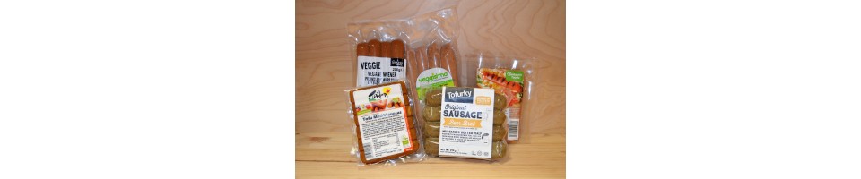 Salchichas veganas